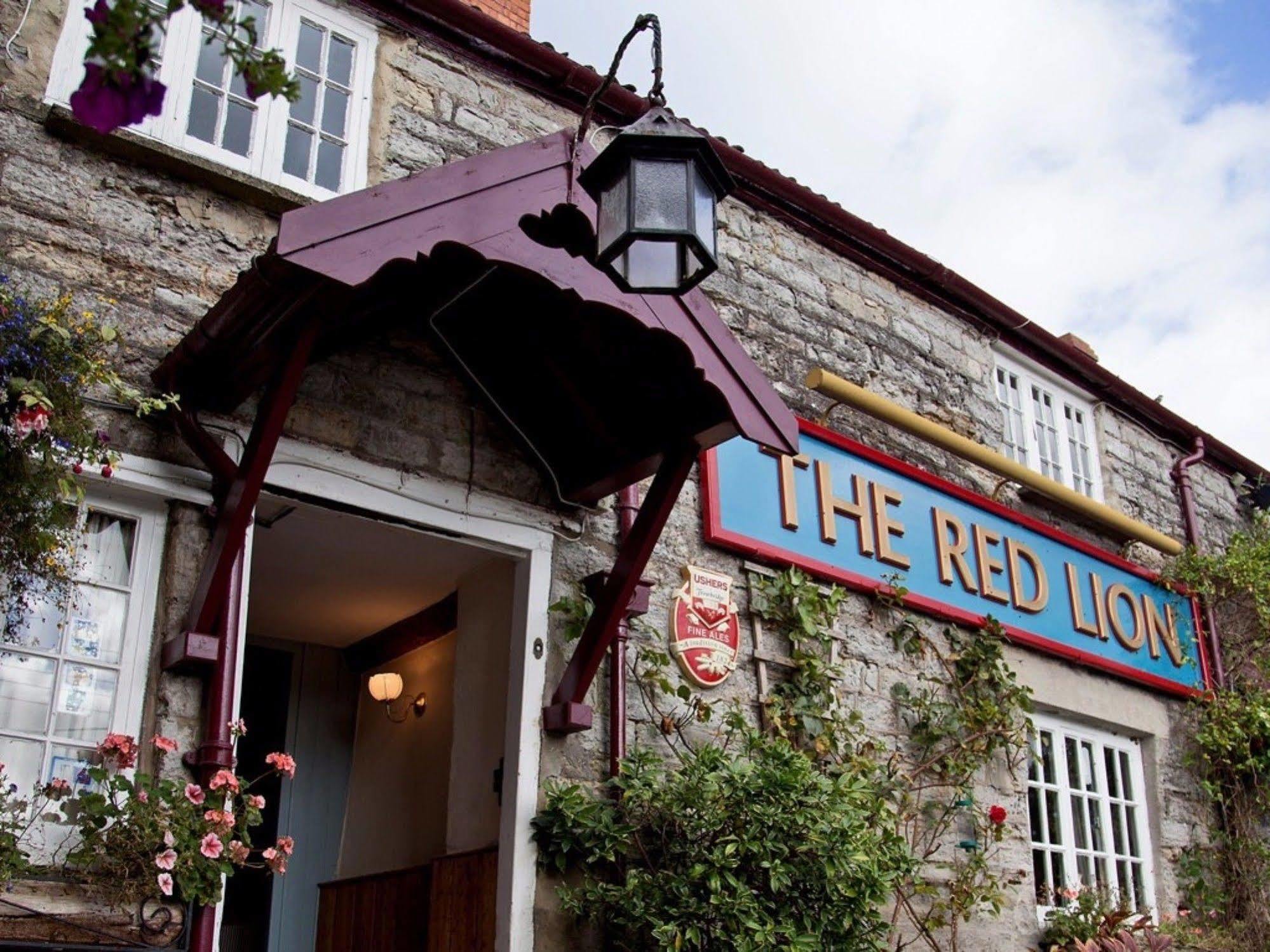 The Lion At West Pennard Hotel Exterior foto The Red Lion